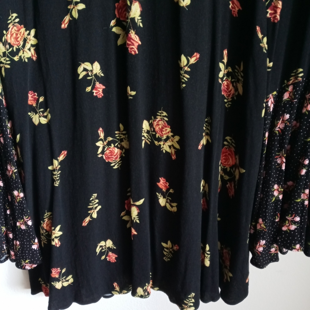 Free People tunic floral tie back Small - Picture 3 of 7